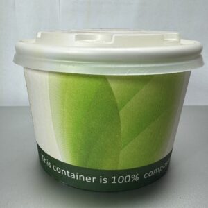 8OZ COMPOSTABLE BOWL FOR HOT AND COLD 1000/CASE